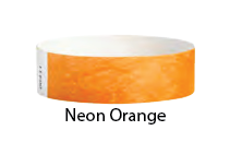3/4&quot; Tyvek Tab-Free Solid Color Wristbands (500/Box)