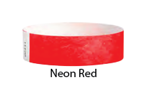 3/4&quot; Tyvek Tab-Free Solid Color Wristbands (500/Box)