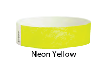 3/4&quot; Tyvek Tab-Free Solid Color Wristbands (500/Box)