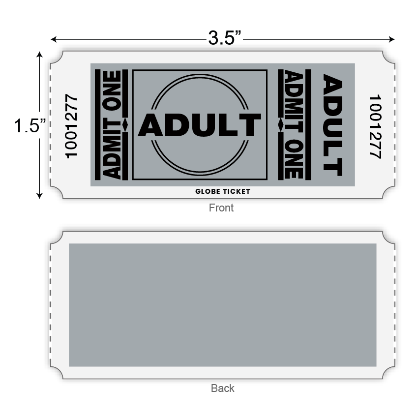 Adult Roll Tickets