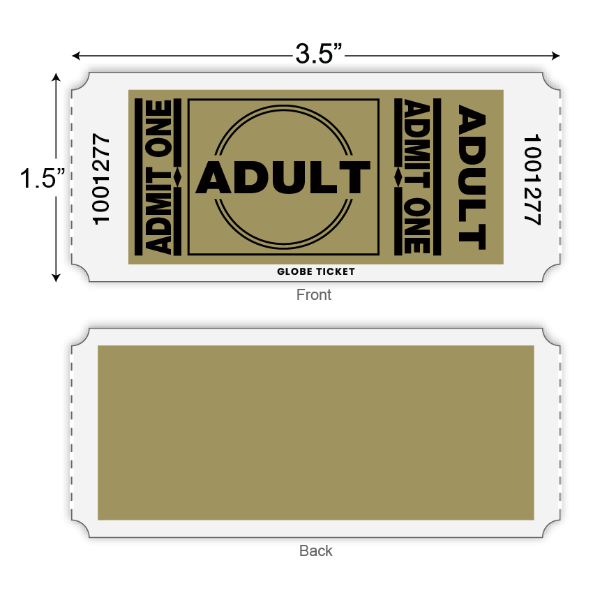 Adult Roll Tickets