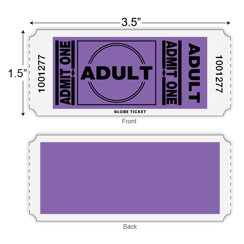 Adult Roll Tickets