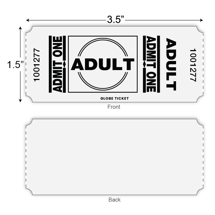 Adult Roll Tickets