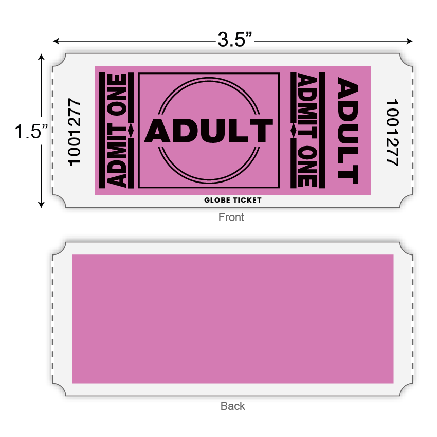 Adult Roll Tickets