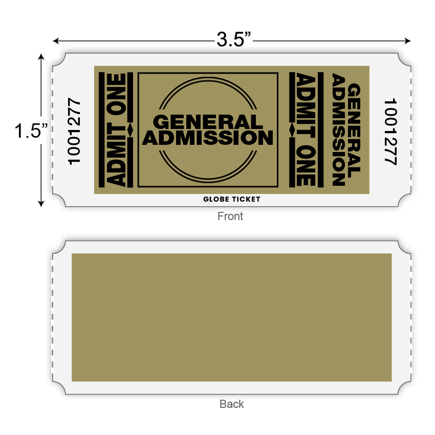 General Admission Roll Tickets