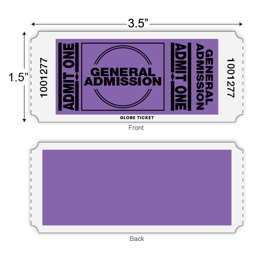 General Admission Roll Tickets