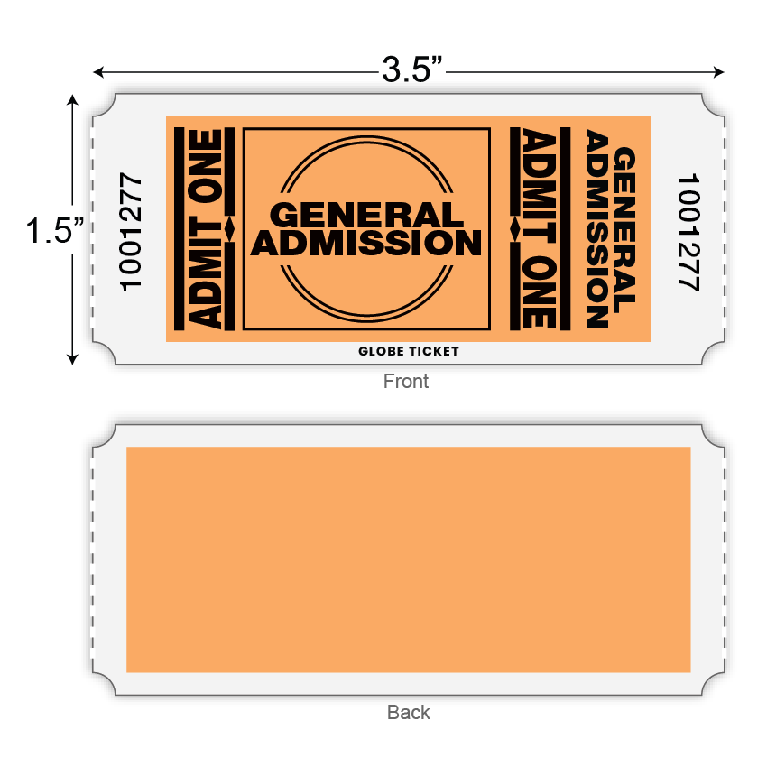 General Admission Roll Tickets