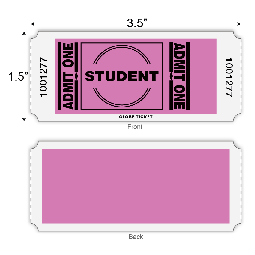 General Admission Roll Tickets