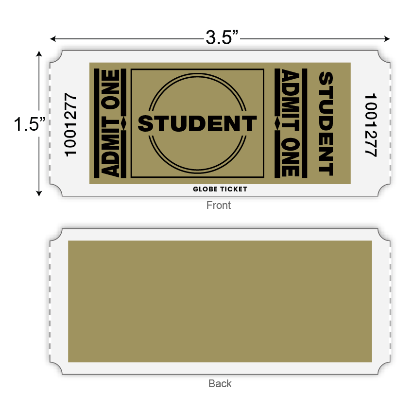 Student Roll Tickets