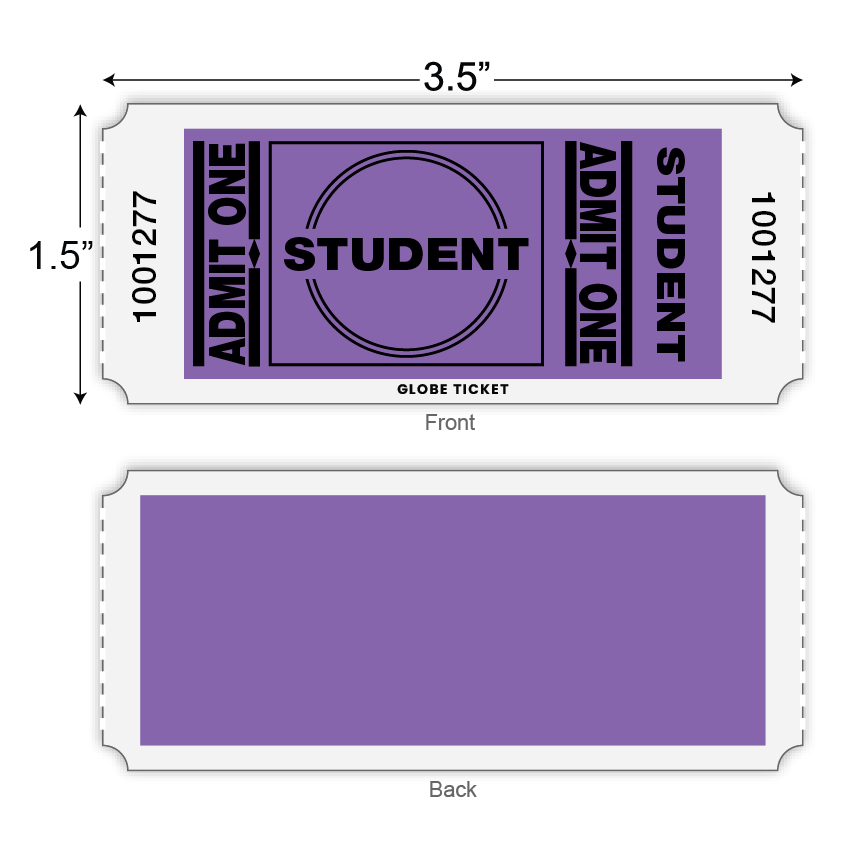 Student Roll Tickets