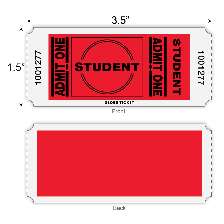 Student Roll Tickets
