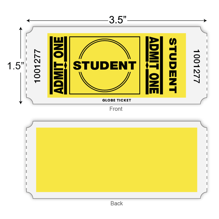 Student Roll Tickets