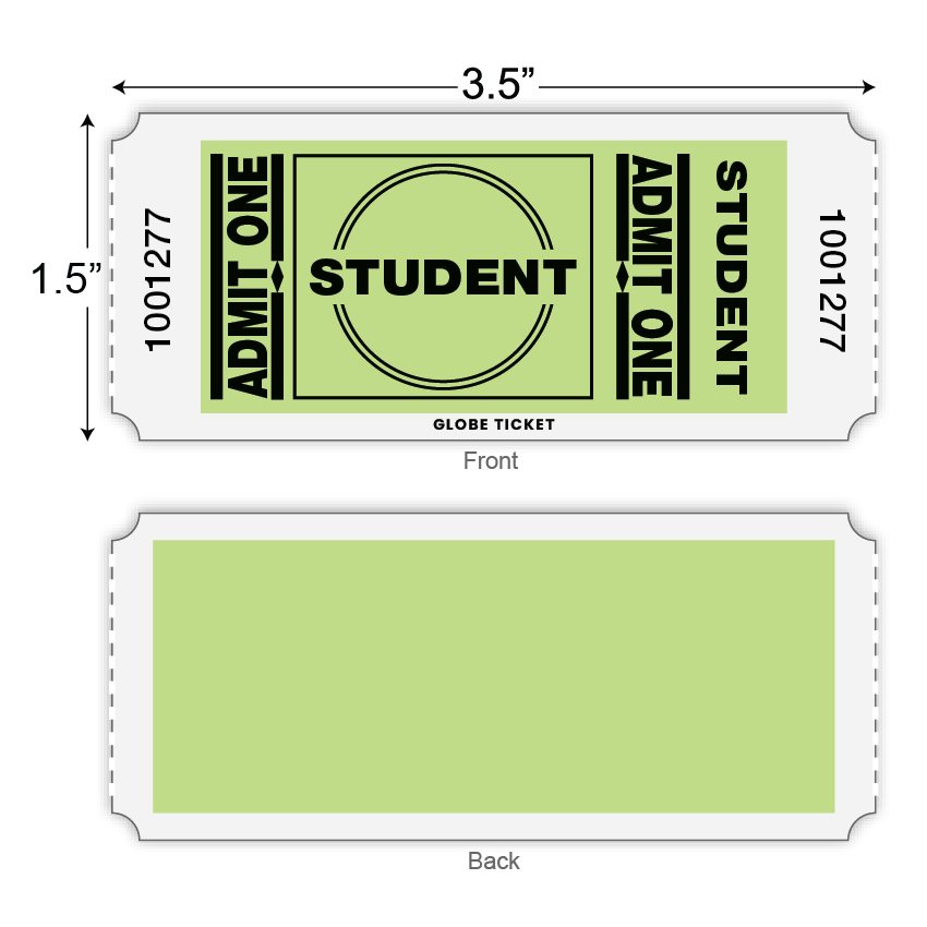 Student Roll Tickets