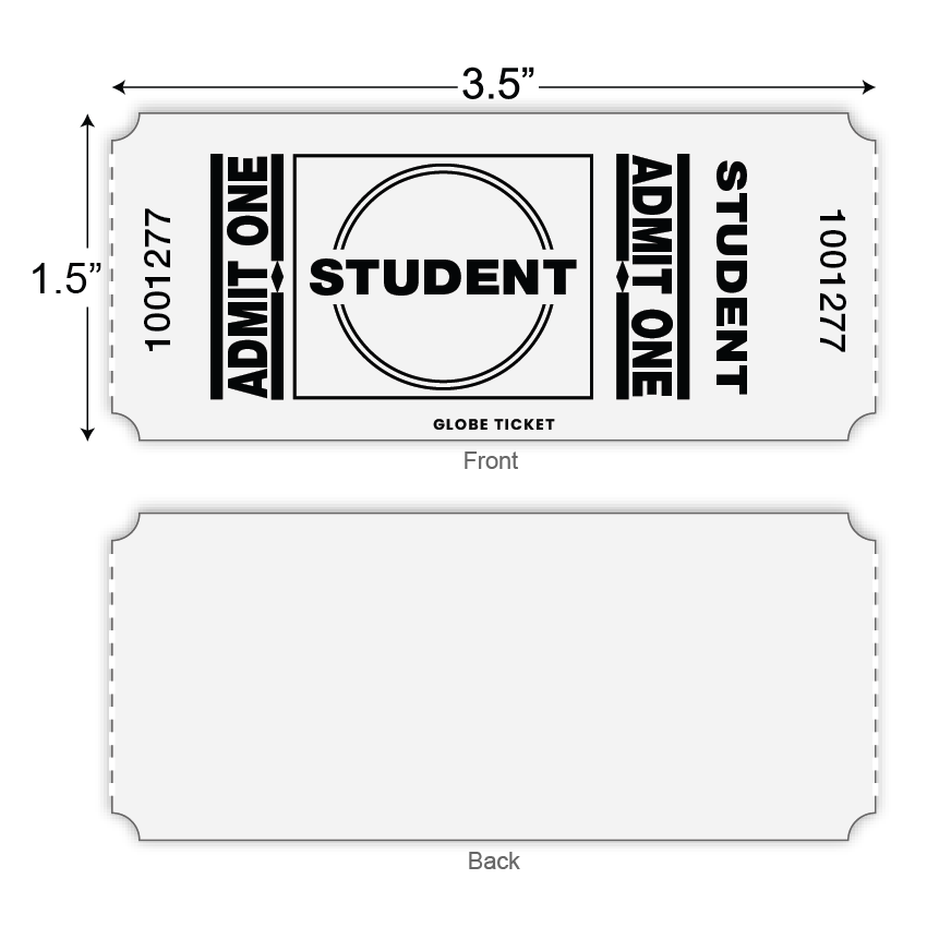 Student Roll Tickets