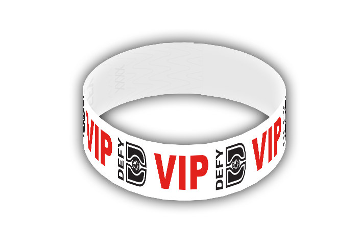 Defy VIP Wristbands