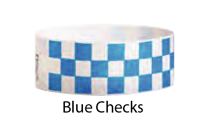 1&quot; Tyvek Design Wristbands (500/Box)