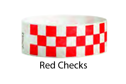 1&quot; Tyvek Design Wristbands (500/Box)