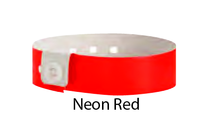 Vinyl &quot;Narrow&quot; Solid Color Wristbands (500/Box)