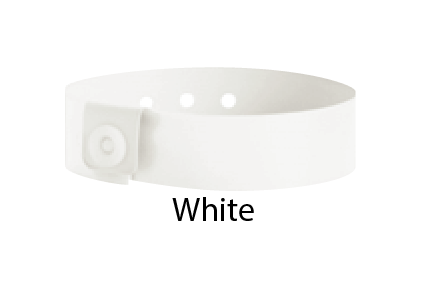 Vinyl &quot;Narrow&quot; Solid Color Wristbands (500/Box)