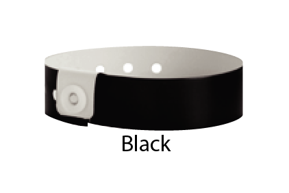 Vinyl &quot;Narrow&quot; Solid Color Wristbands (500/Box)