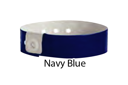 Vinyl &quot;Narrow&quot; Solid Color Wristbands (500/Box)