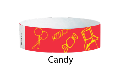 3/4&quot; Tyvek Design Wristbands (500/Box)