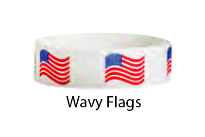 3/4&quot; Tyvek Design Wristbands (500/Box)