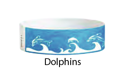 3/4&quot; Tyvek Design Wristbands (500/Box)