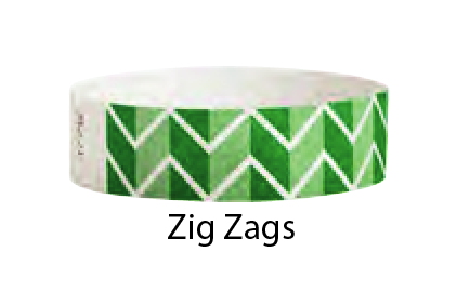 3/4&quot; Tyvek Design Wristbands (500/Box)