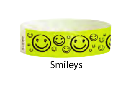 3/4&quot; Tyvek Design Wristbands (500/Box)