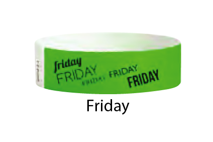 3/4&quot; Tyvek Design Wristbands (500/Box)