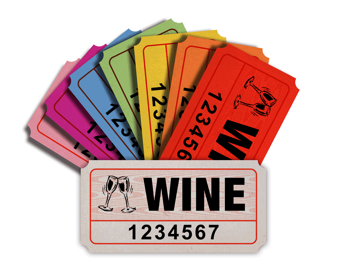 Wine Roll Tickets (1,000/Roll)
