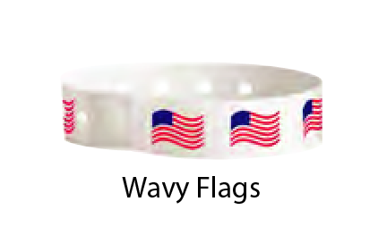 Plastic Design Wristbands (500/Box)