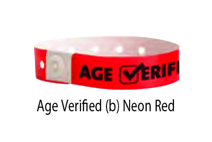 Plastic Design Wristbands (500/Box)