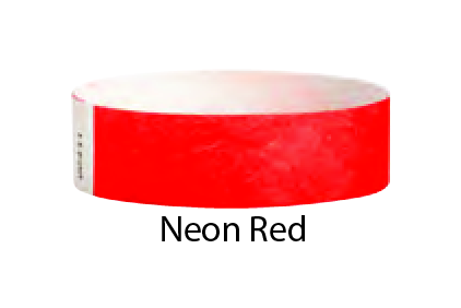 3/4&quot; Tyvek Solid Color Wristbands (500/Box)